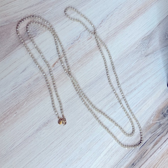 Loft White Crystal Necklace - Picture 2 of 3